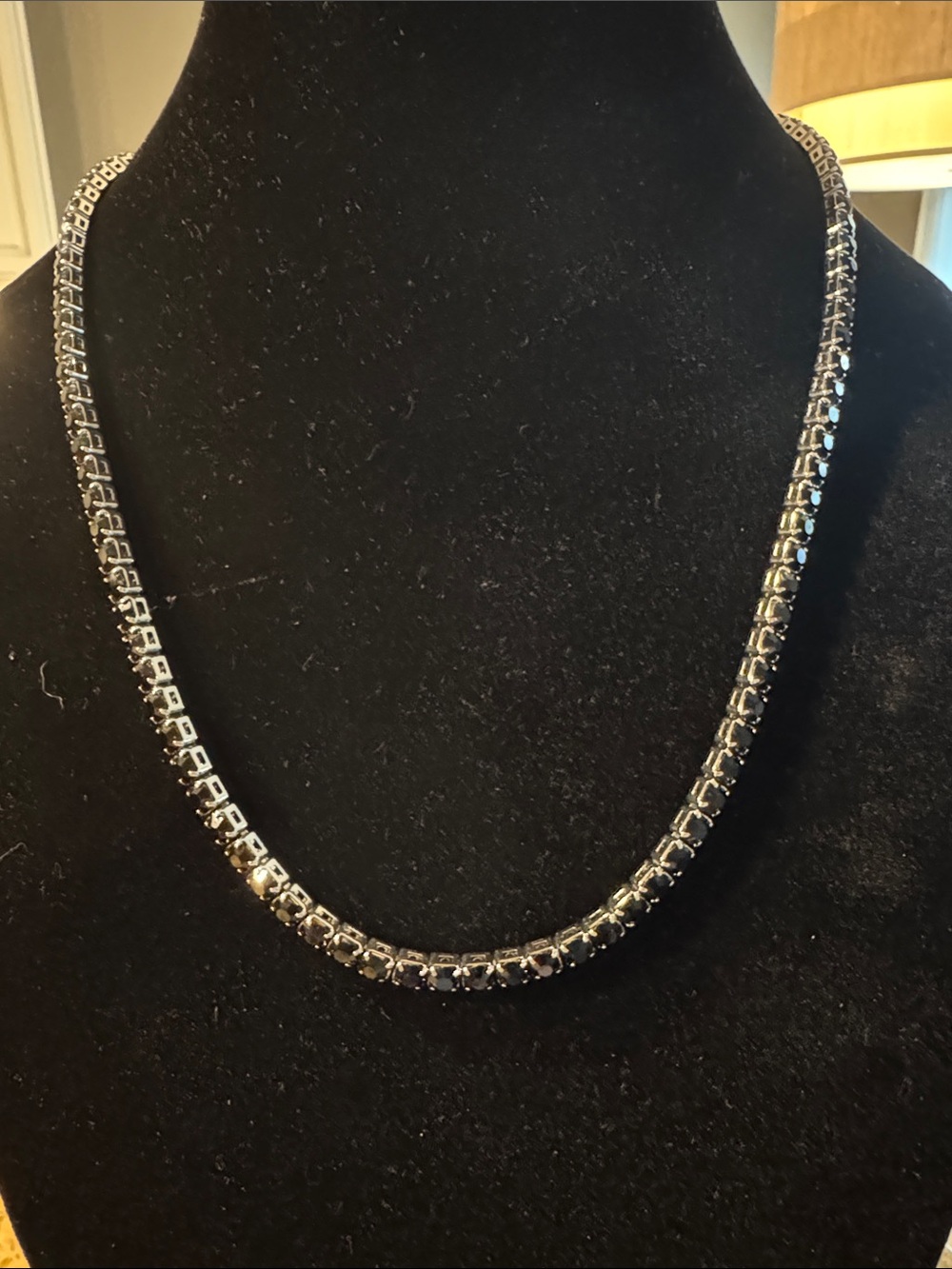 Weekend Max Mara Black and Silver Link Necklace